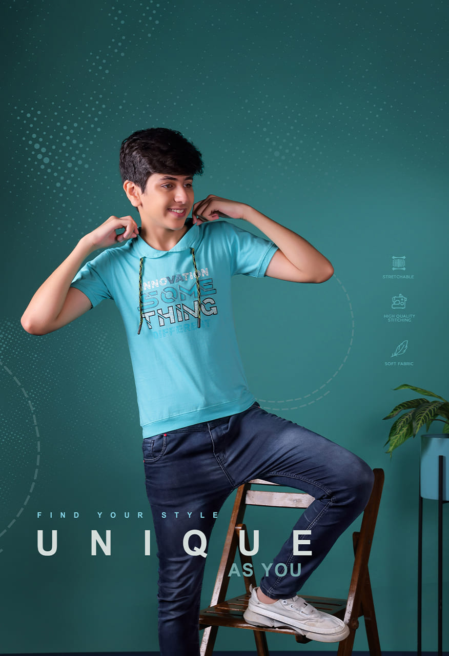 8t9 degree Boys Printed Tshirts