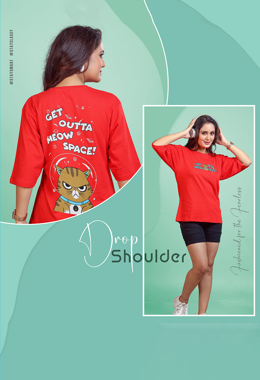 8t9 degree Girls Printed Tshirts