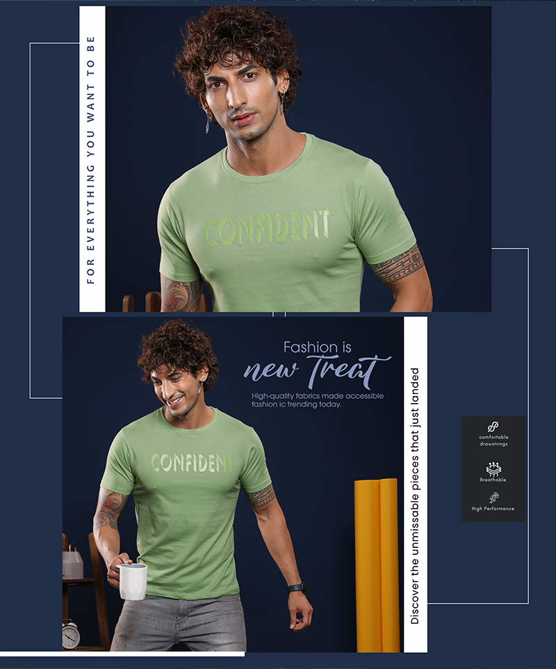 8t9 degree Men Printed Round Neck Tshirts